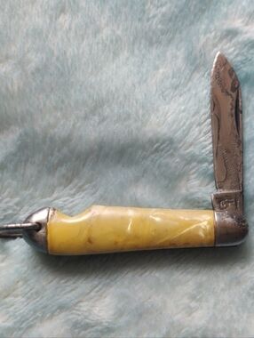 Vintage Antique small Richards pen knife Ivory Sheffield England